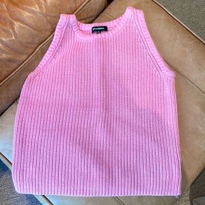 525 America Pink Sweater Tank